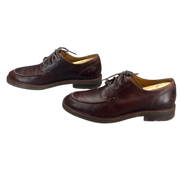 Sperry Gold Cup Elite Algonquin Brown Leather Waterproof Boat Oxford Shoe Men 10 - Picture 3 of 8